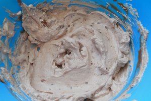 Desert inghetata cu ciocolata, cirese si alune pralinate