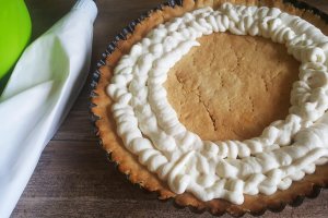 Desert tarta cu cocos si ciocolata alba