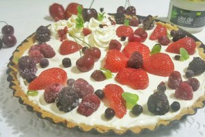 Desert tarta cu cocos si ciocolata alba