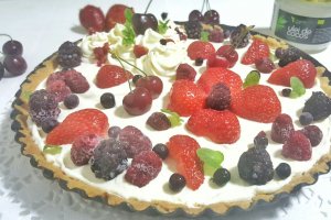 Desert tarta cu cocos si ciocolata alba