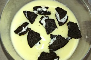 Desert budinca Duo cu biscuiti si frisca
