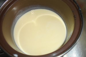 Inghetata cu ciocolata alba si caise