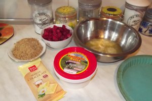 Desert prajitura delicioasa zmeura
