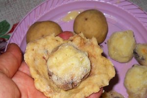 Desert inghetata cu ciocolata si mango