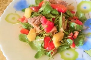 Salata picanta cu carne de vita