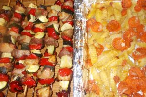 Frigarui de porc si legume
