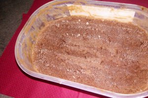 Desert inghetata de casa cu aroma de cacao si rom