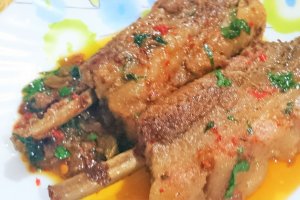 Costita de purcel la tigaie