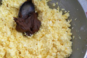Desert tarta rustica cu nutella si cirese