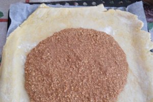Desert tarta rustica cu nutella si cirese