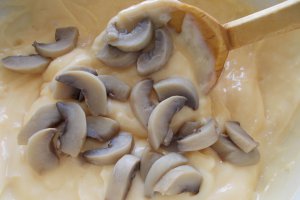 Champignons cu maioneza si usturoi
