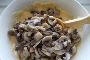 Champignons cu maioneza si usturoi