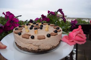 Desert cheesecake cu nutella