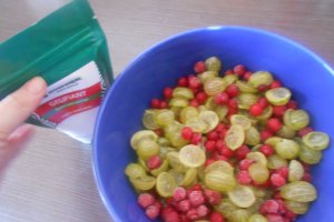 Dulceata agrise si coacaze rosii
