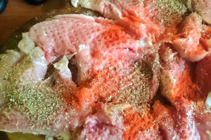 Friptura tiganeasca de porc- la gratar