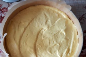 Desert tort cu jeleu de cirese si crema de vanilie cu mascarpone