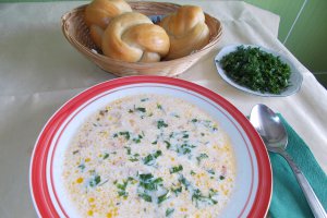 Bors de legume, dres cu smantana
