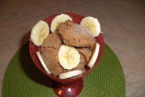 Desert inghetata de banane si ciocolata