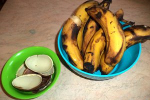 Desert inghetata de banane si ciocolata