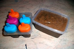 Desert inghetata de banane si ciocolata