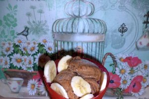 Desert inghetata de banane si ciocolata