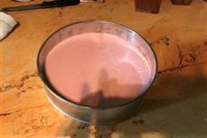 Desert cheesecake cu capsuni