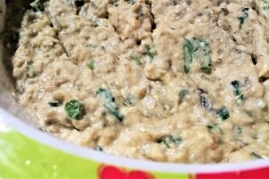 Salata de vinete, cu iaurt grecesc si susan