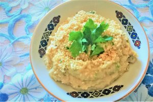 Salata de vinete, cu iaurt grecesc si susan