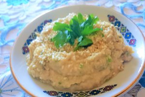 Salata de vinete, cu iaurt grecesc si susan