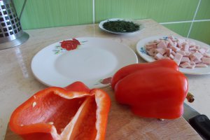 Salata de cartofi cu sunca