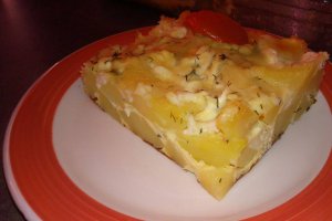 Aperitiv cartofi cu branza si marar la cuptor