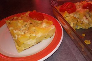 Aperitiv cartofi cu branza si marar la cuptor