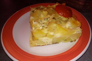 Aperitiv cartofi cu branza si marar la cuptor