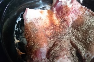 Costita de porc cu cidru si salvie la slow cooker Crock-Pot