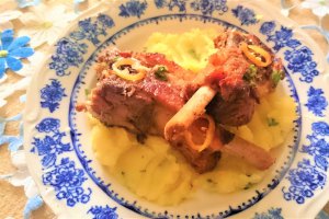 Costita de porc cu cidru si salvie la slow cooker Crock-Pot