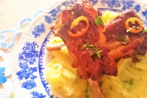 Costita de porc cu cidru si salvie la slow cooker Crock-Pot