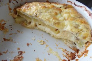 Dovlecei cu branza de burduf la cuptor