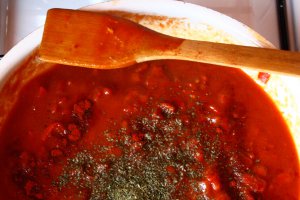 Pizza cu carne tocata
