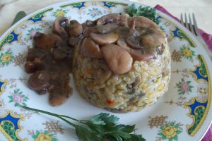 Pilaf cu ciuperci