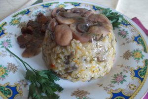 Pilaf cu ciuperci