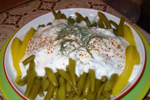 Salata usoara de fasole verde