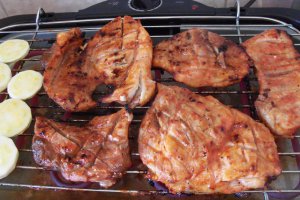 Pulpa de porc marinata, la gratar