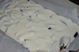 Desert prajitura cu prune si iaurt