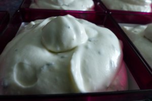 Desert crema Mojito cu ricotta