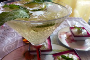 Desert crema Mojito cu ricotta