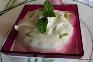 Desert crema Mojito cu ricotta