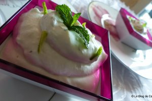 Desert crema Mojito cu ricotta
