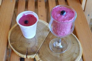 Desert inghetata de coacaze negre