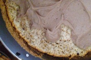 Desert prajitura cu blat, biscuiti si crema