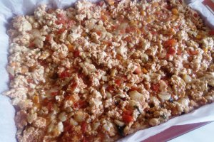 Lasagna cu ciuperci si piept de pui